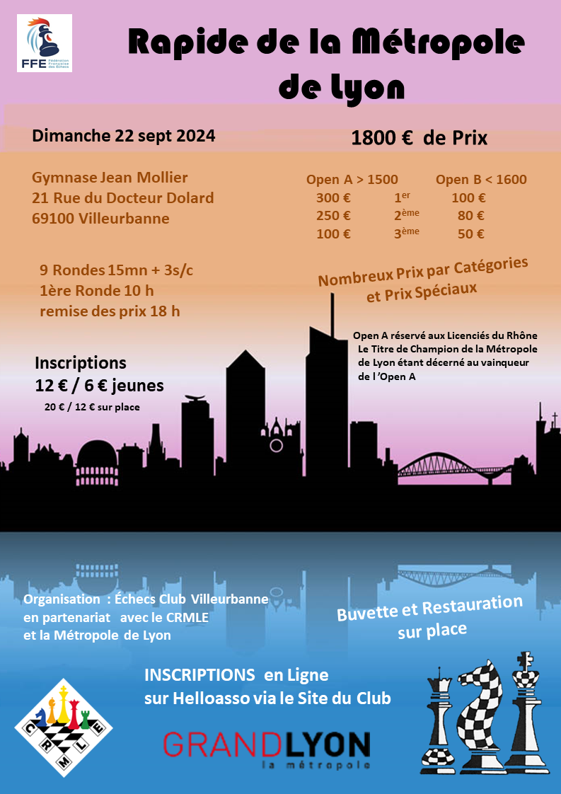 Affiche rapide metropole lyon 2025